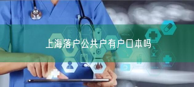 上海落户公共户有户口本吗