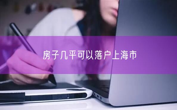 房子几平可以落户上海市