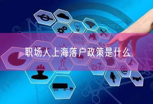 职场人上海落户政策是什么