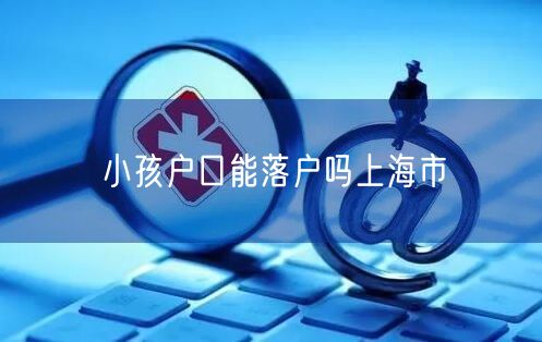 小孩户口能落户吗上海市