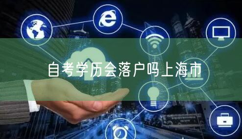 自考学历会落户吗上海市