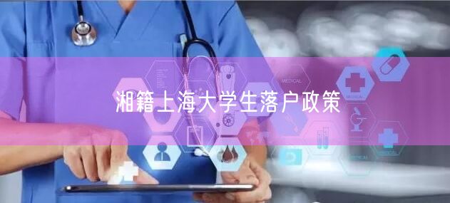 湘籍上海大学生落户政策