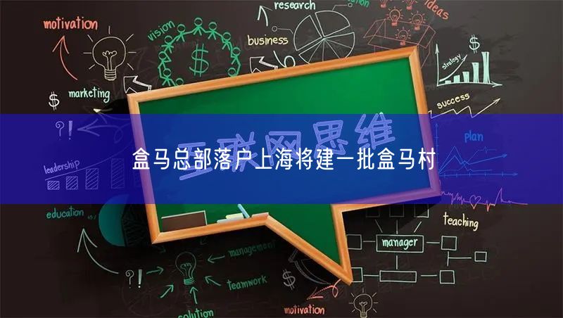 盒马总部落户上海将建一批盒马村