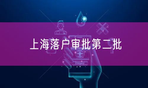 上海落户审批第二批