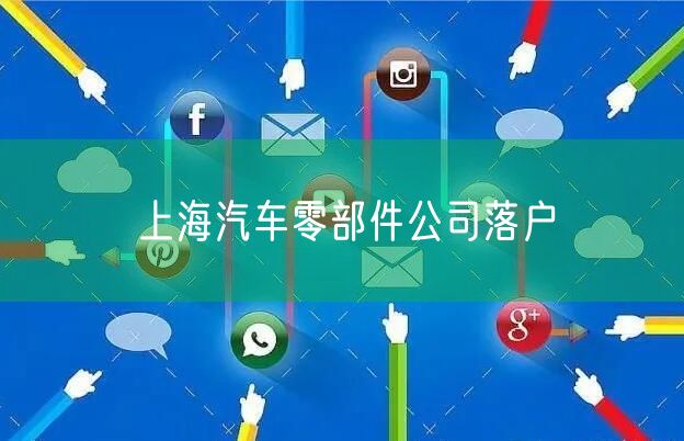 上海汽车零部件公司落户