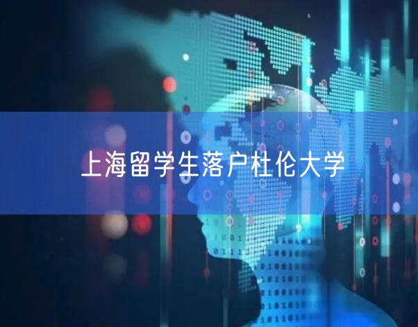 上海留学生落户杜伦大学