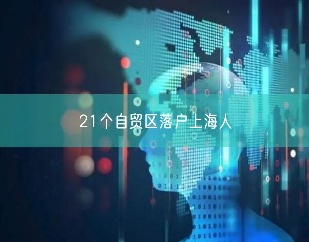 21个自贸区落户上海人