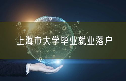 上海市大学毕业就业落户