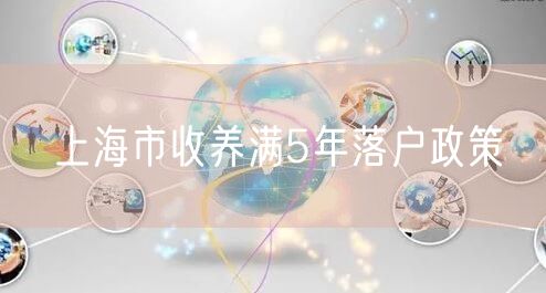 上海市收养满5年落户政策