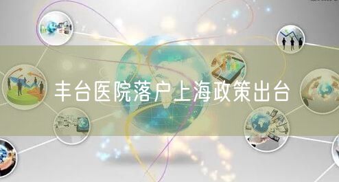 丰台医院落户上海政策出台