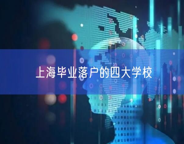 上海毕业落户的四大学校