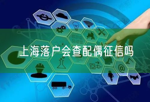 上海落户会查配偶征信吗