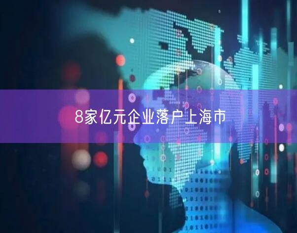 8家亿元企业落户上海市