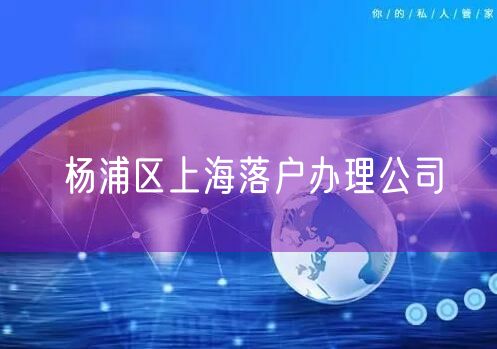 杨浦区上海落户办理公司