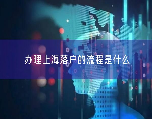 办理上海落户的流程是什么