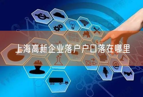 上海高新企业落户户口落在哪里