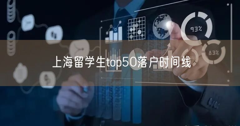 上海留学生top50落户时间线