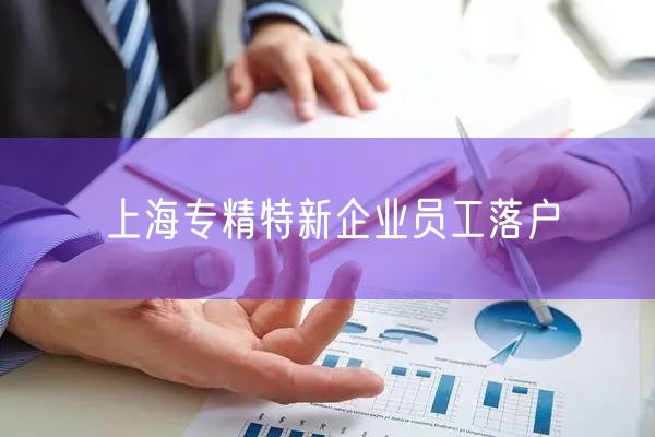 上海专精特新企业员工落户