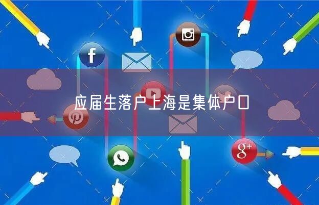 应届生落户上海是集体户口