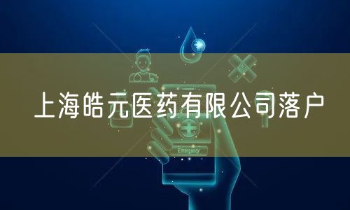 上海皓元医药有限公司落户