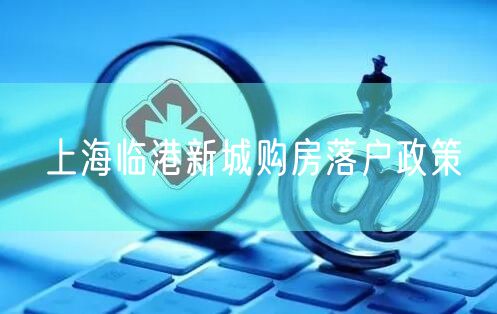 上海临港新城购房落户政策