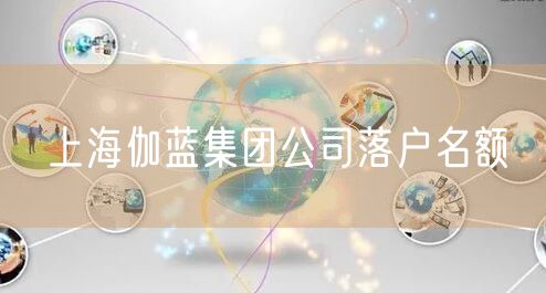 上海伽蓝集团公司落户名额