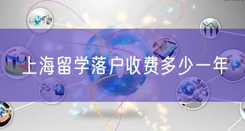 上海留学落户收费多少一年