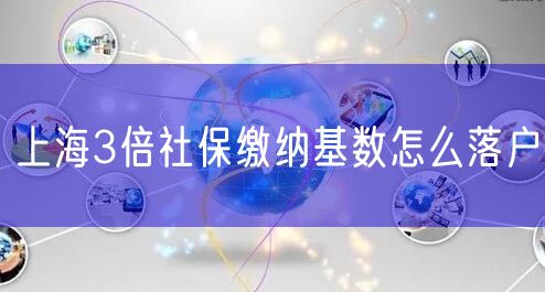 上海3倍社保缴纳基数怎么落户