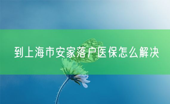 到上海市安家落户医保怎么解决