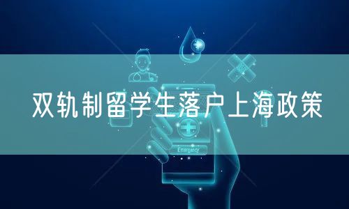 双轨制留学生落户上海政策