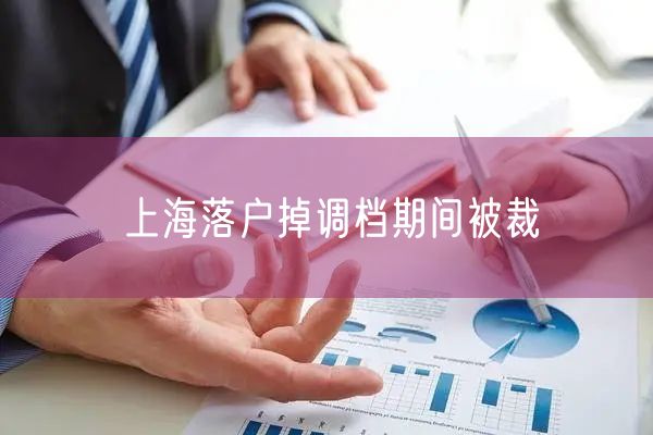 上海落户掉调档期间被裁