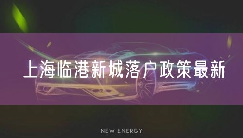 上海临港新城落户政策最新