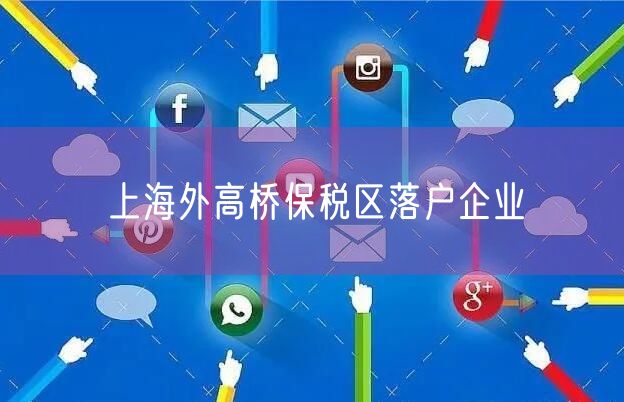 上海外高桥保税区落户企业