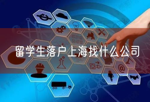 留学生落户上海找什么公司