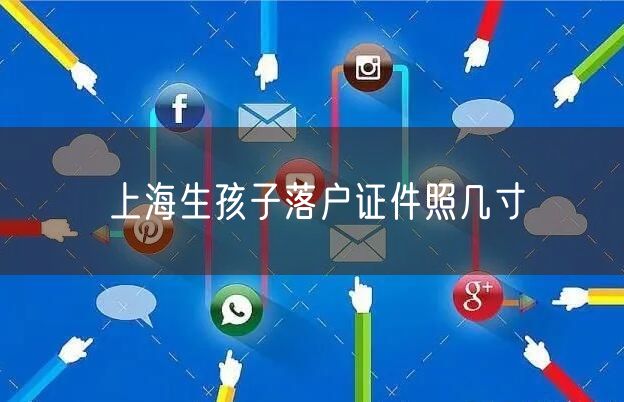 上海生孩子落户证件照几寸