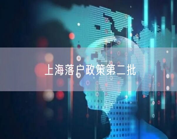 上海落户政策第二批