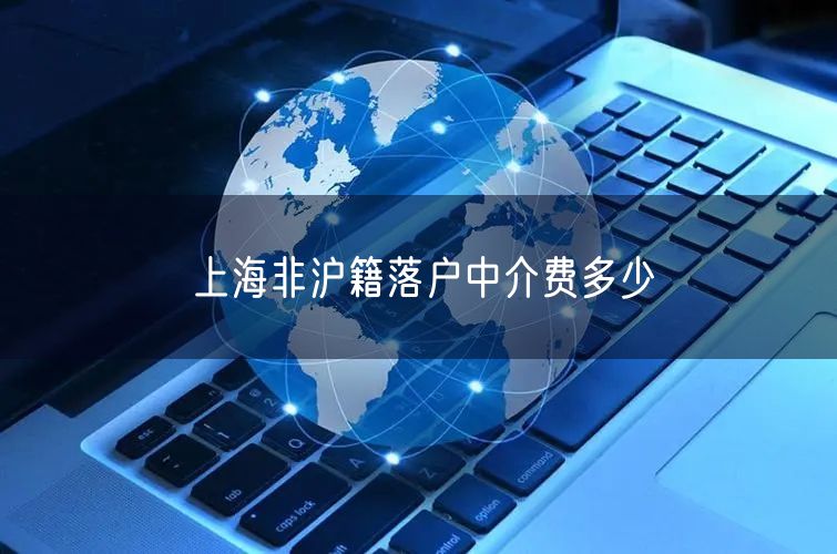 上海非沪籍落户中介费多少