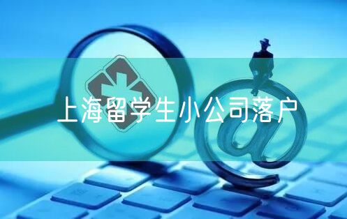 上海留学生小公司落户