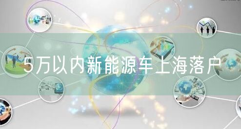 5万以内新能源车上海落户