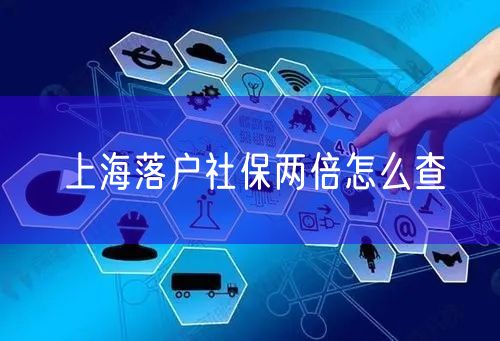 上海落户社保两倍怎么查