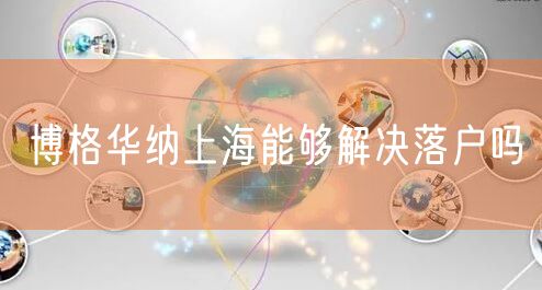 博格华纳上海能够解决落户吗