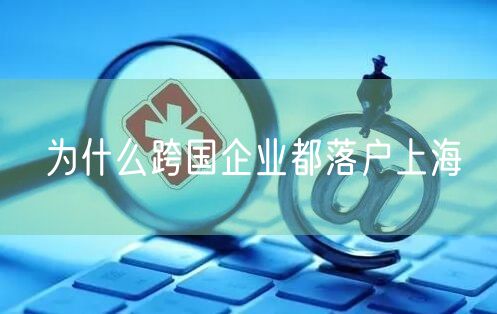 为什么跨国企业都落户上海