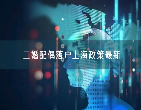 二婚配偶落户上海政策最新