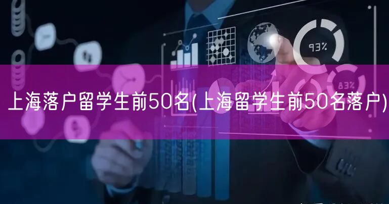 上海落户留学生前50名(上海留学生前50名落户)