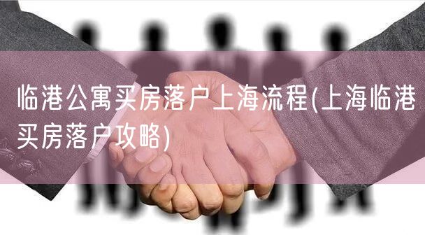 临港公寓买房落户上海流程(上海临港买房落户攻略)