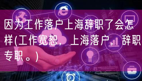 因为工作落户上海辞职了会怎样(工作宽恕，上海落户，辞职专职。)